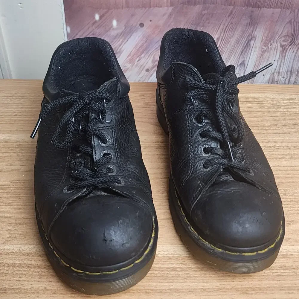 Dr. Martens Vintage Y2K Black Leather Chunky Oxford Shoes Men's US 12 M 10940